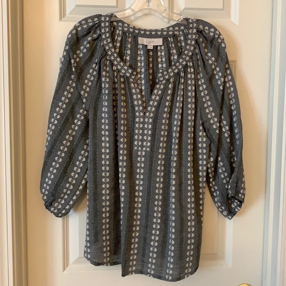 LOFT peasant blouse. Sz M. Never worn.